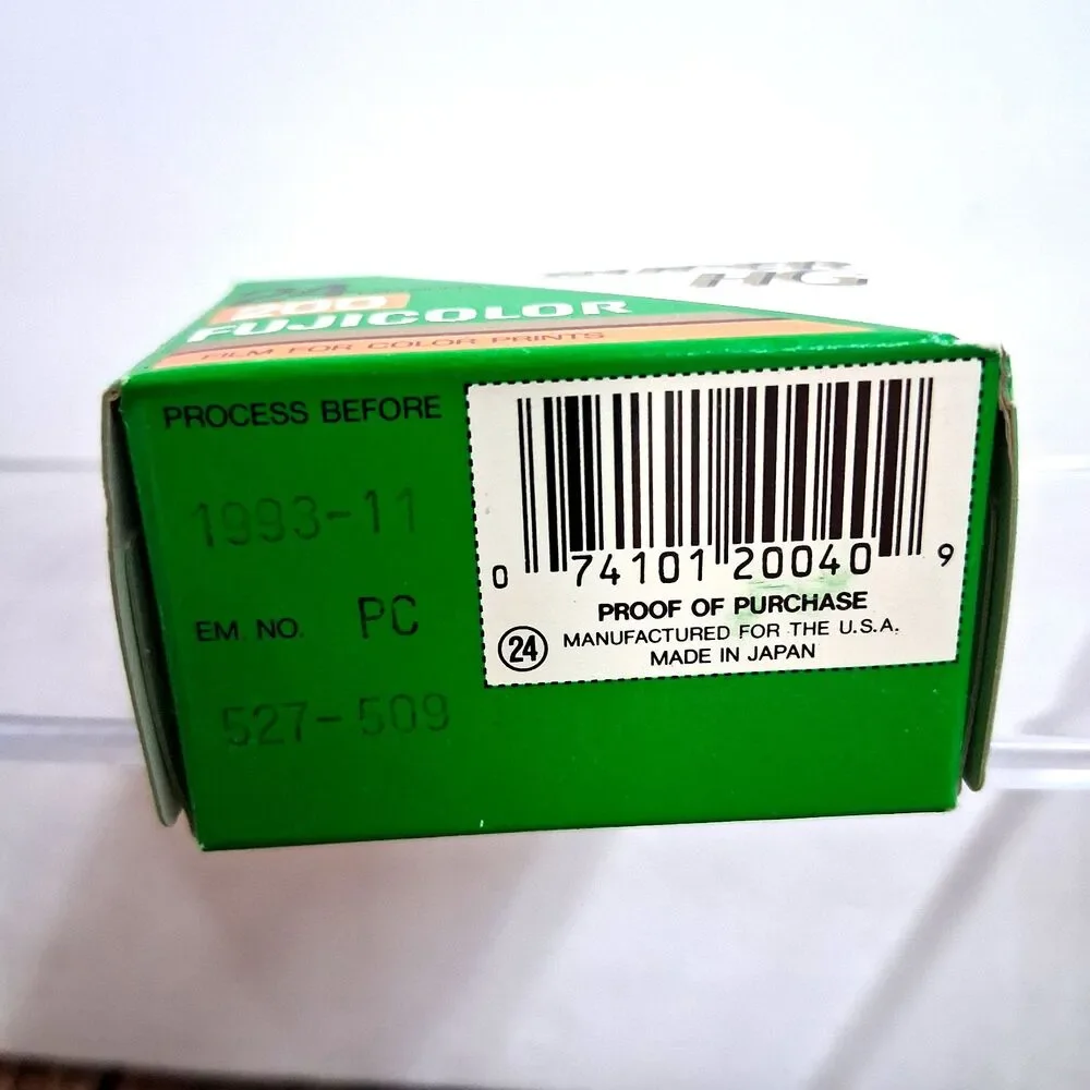 5 Vintage FUJIFILM 35mm Fujicolor Super HQ 200 Speed 24 Exp. Film NOS (expired)